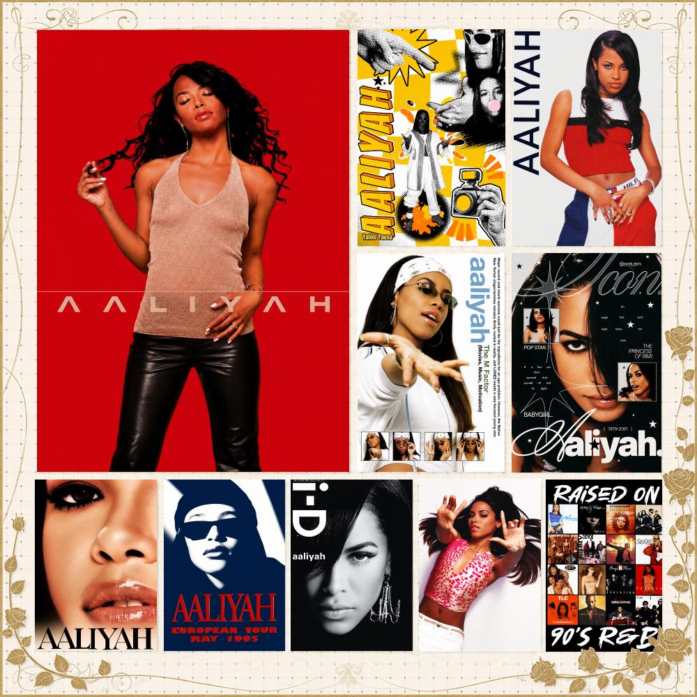 Home Gym Icon - Singer A-Aaliyah R&B Icon Poster Wall