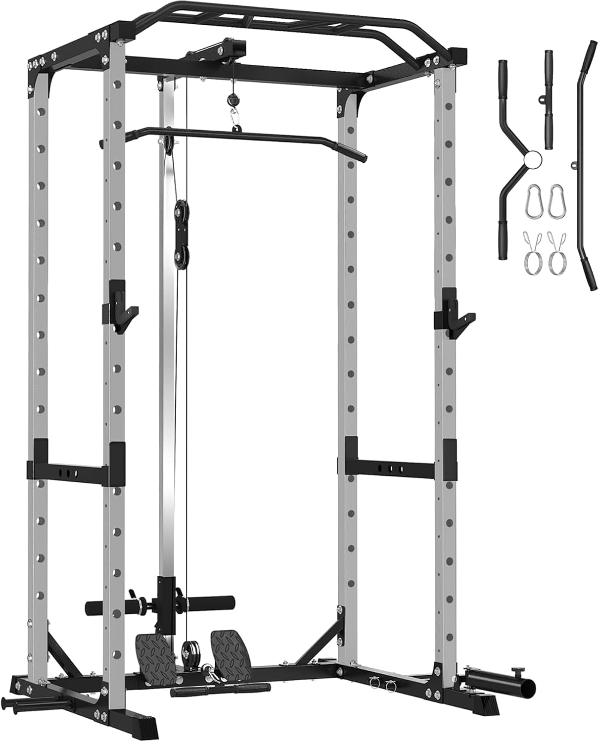 Home Gym Cage Squat Rack Lat P - Home Gym Lat Pulldown 评论和价格
