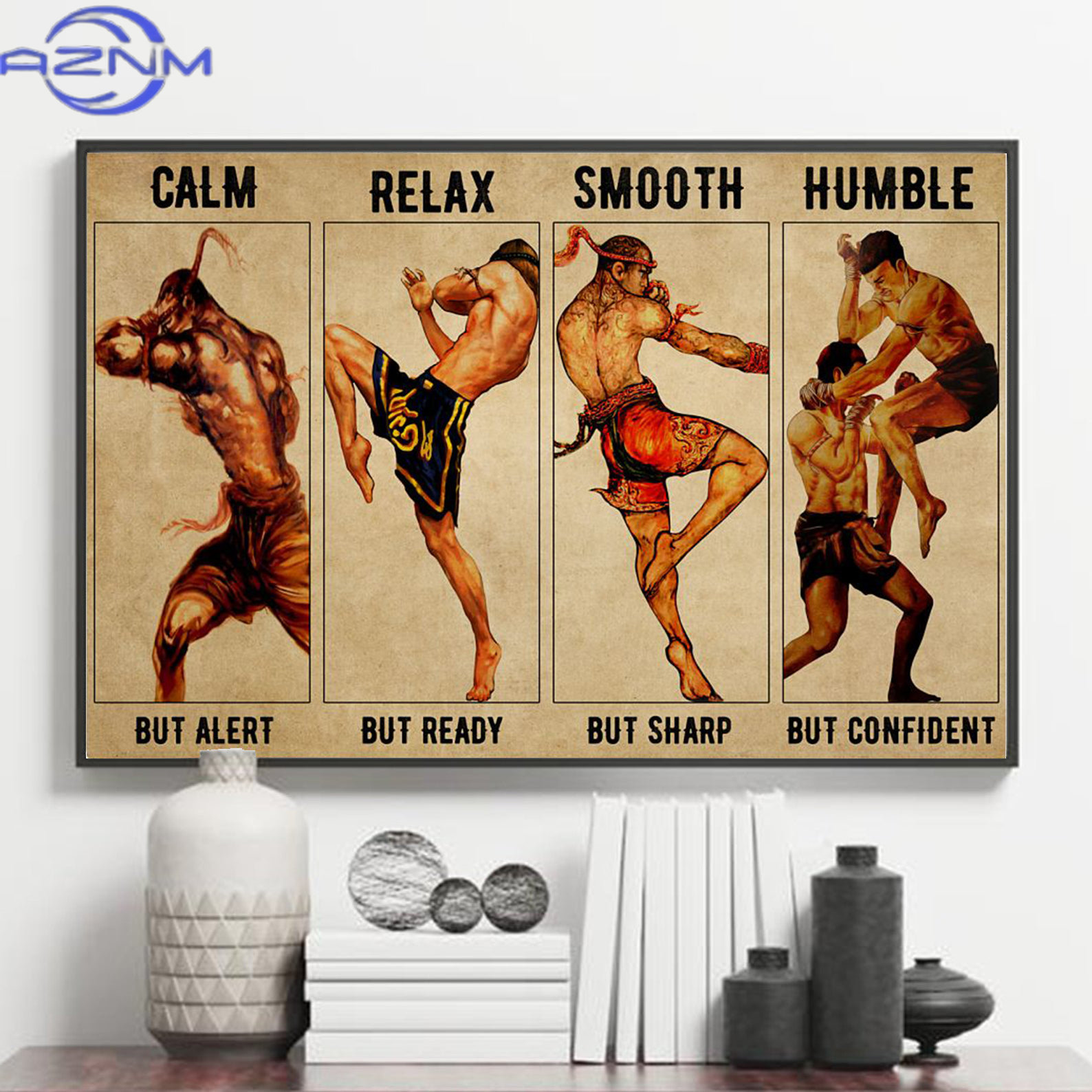 AZNM Four Moves of Muay Thai P - Home Gym Japan 评论和价格