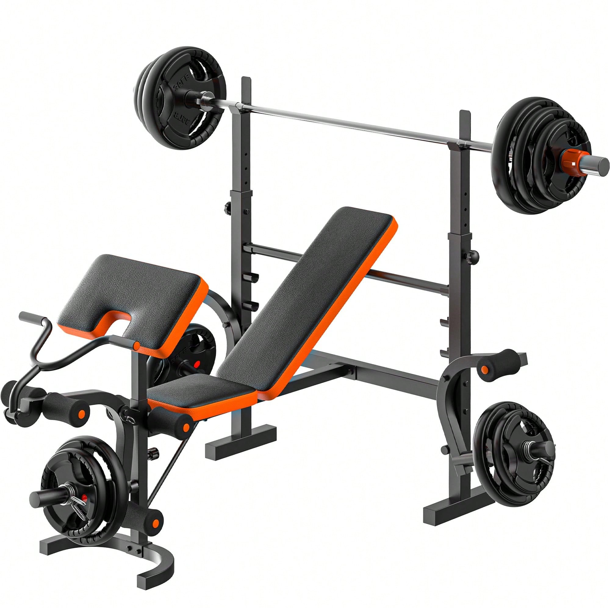 GIKPAL Weight Bench, Bench Pre - Home Gym Leg Press 评论和价格