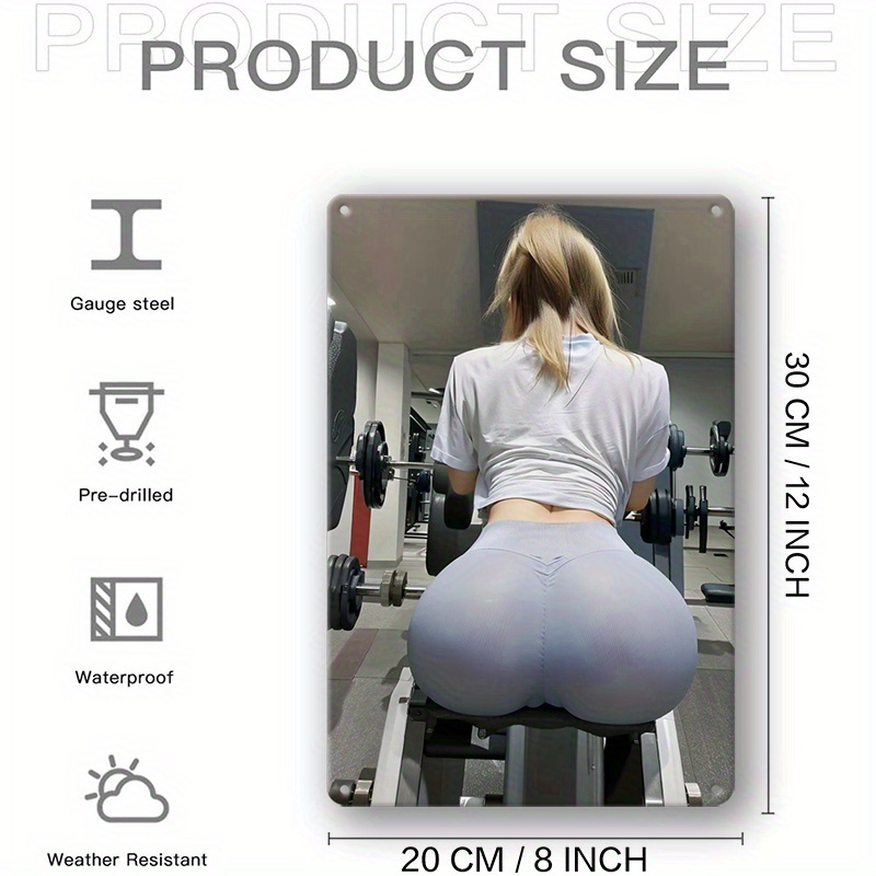 Stylish Fitness-Inspired Metal - Home Gym Decor 评论和价格