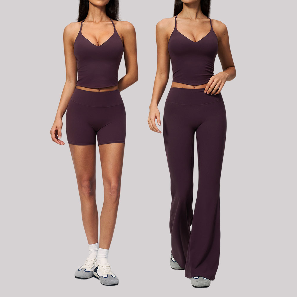 Yoga Set 2 Pieces Sports Suit  - Home Gym Leg Press 评论和价格