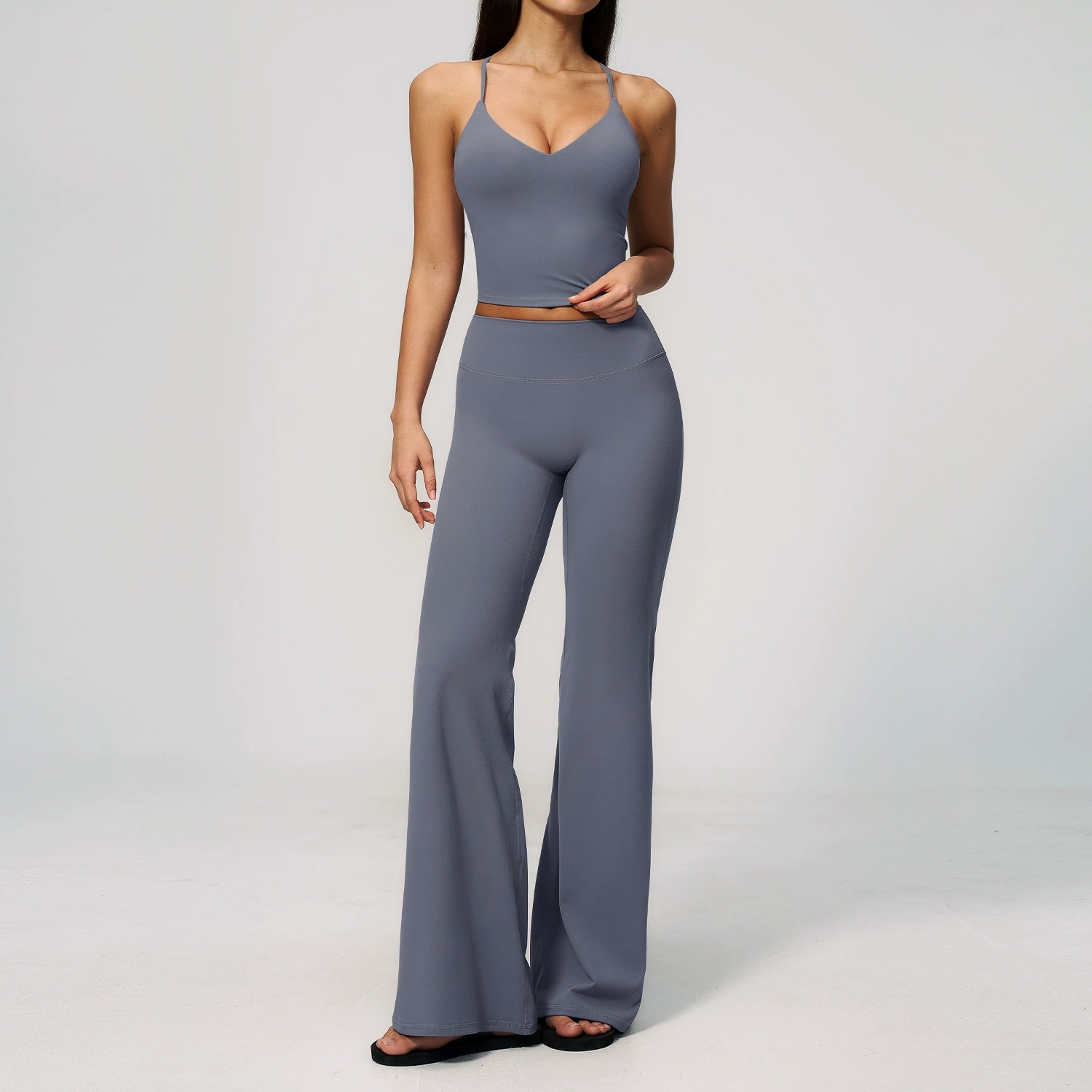Yoga Set 2 Pieces Sports Suit  - Home Gym Leg Press 评论和价格