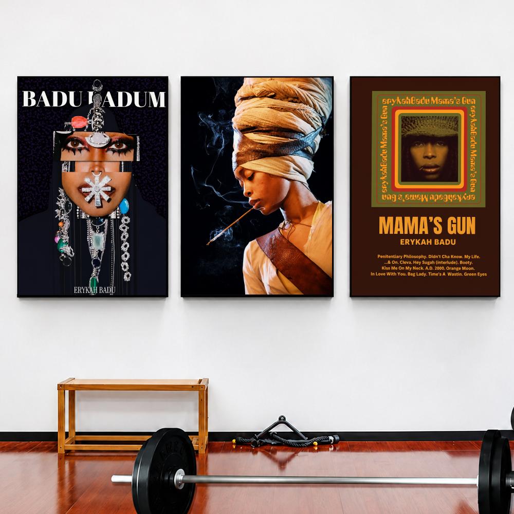 Singer E-Erykah Badu Neo Soul  - Home Gym Icon 评论和价格