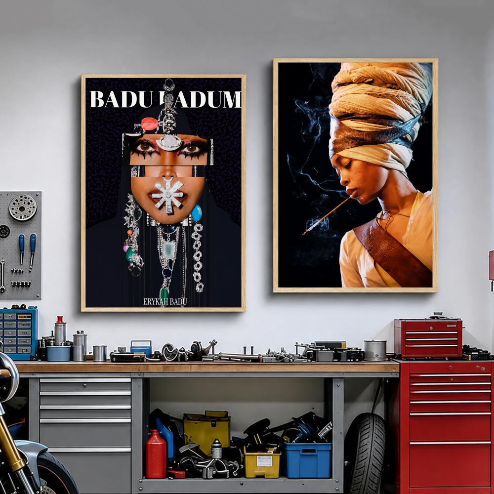 Singer E-Erykah Badu Neo Soul  - Home Gym Icon 评论和价格