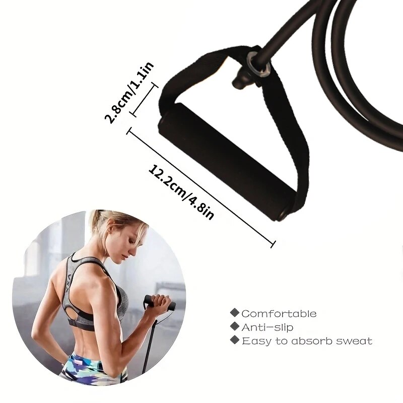 Resistance Bands With Handles, - Home Gym Leg Press 评论和价格