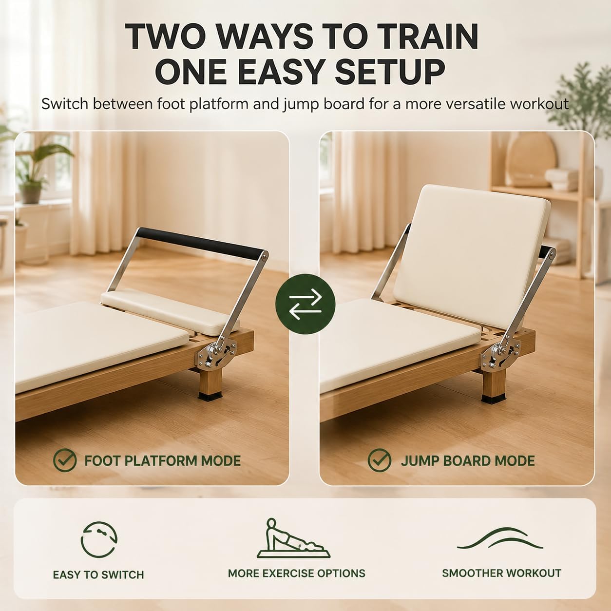 Foldable Pilates Reformer, Hom - Home Gym System 评论和价格