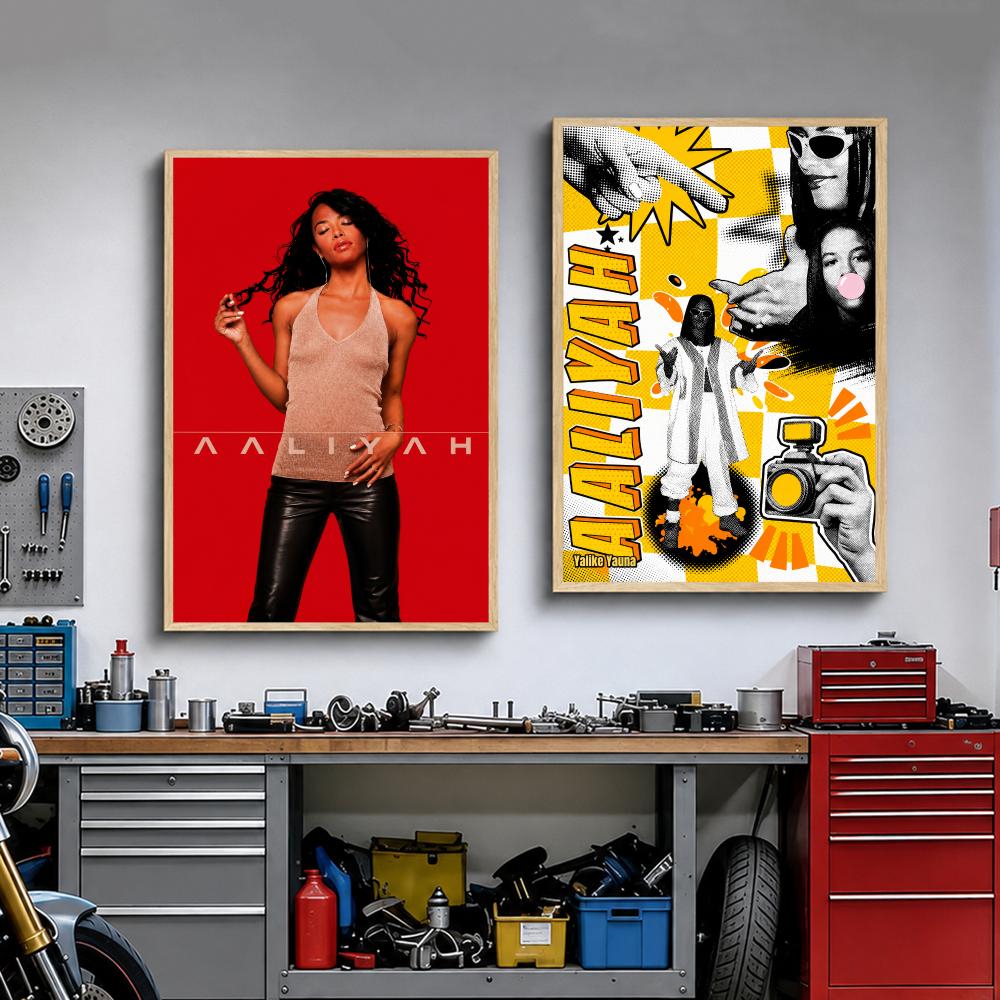 Singer A-Aaliyah R&B Icon Post - Home Gym Icon 评论和价格