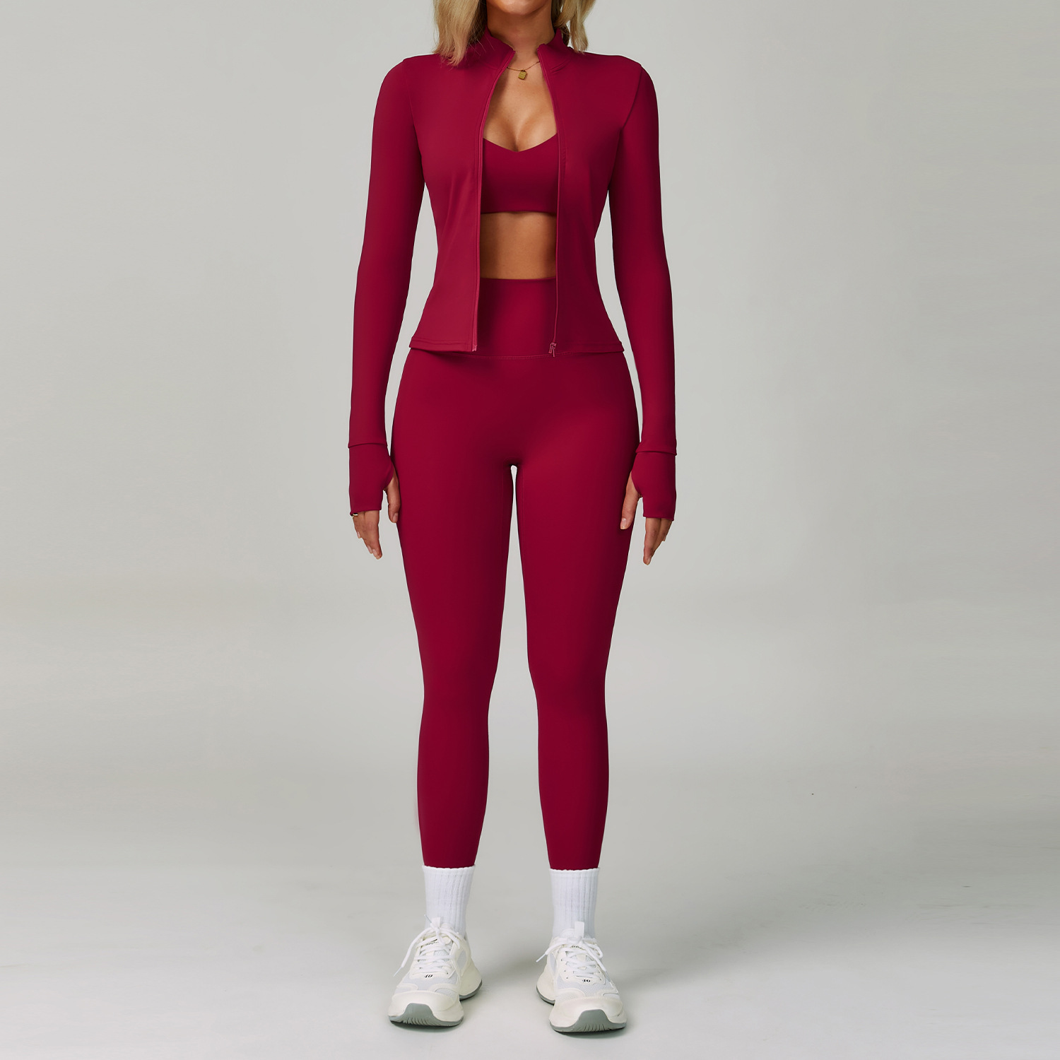2-3PCS Yoga Suit Women Tracksu - Home Gym Leg Press 评论和价格