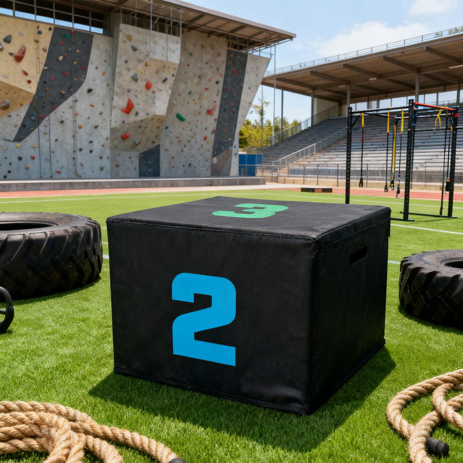 PVC Plyometric Jump Box Step P - Home Gym Jump Box 评论和价格