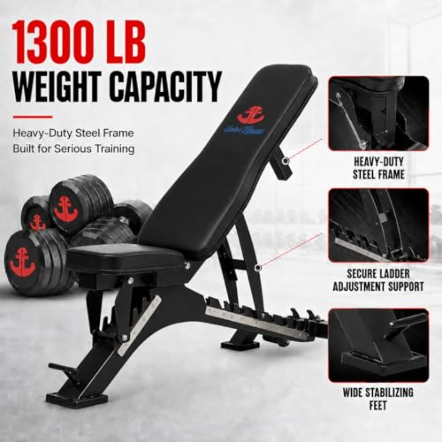 Adjustable Workout Bench for H - Home Gym Bench 评论和价格