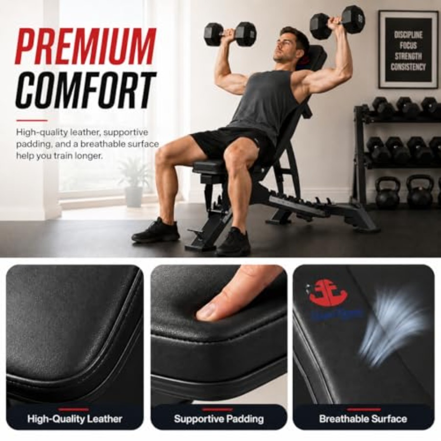 Adjustable Workout Bench for H - Home Gym Bench 评论和价格