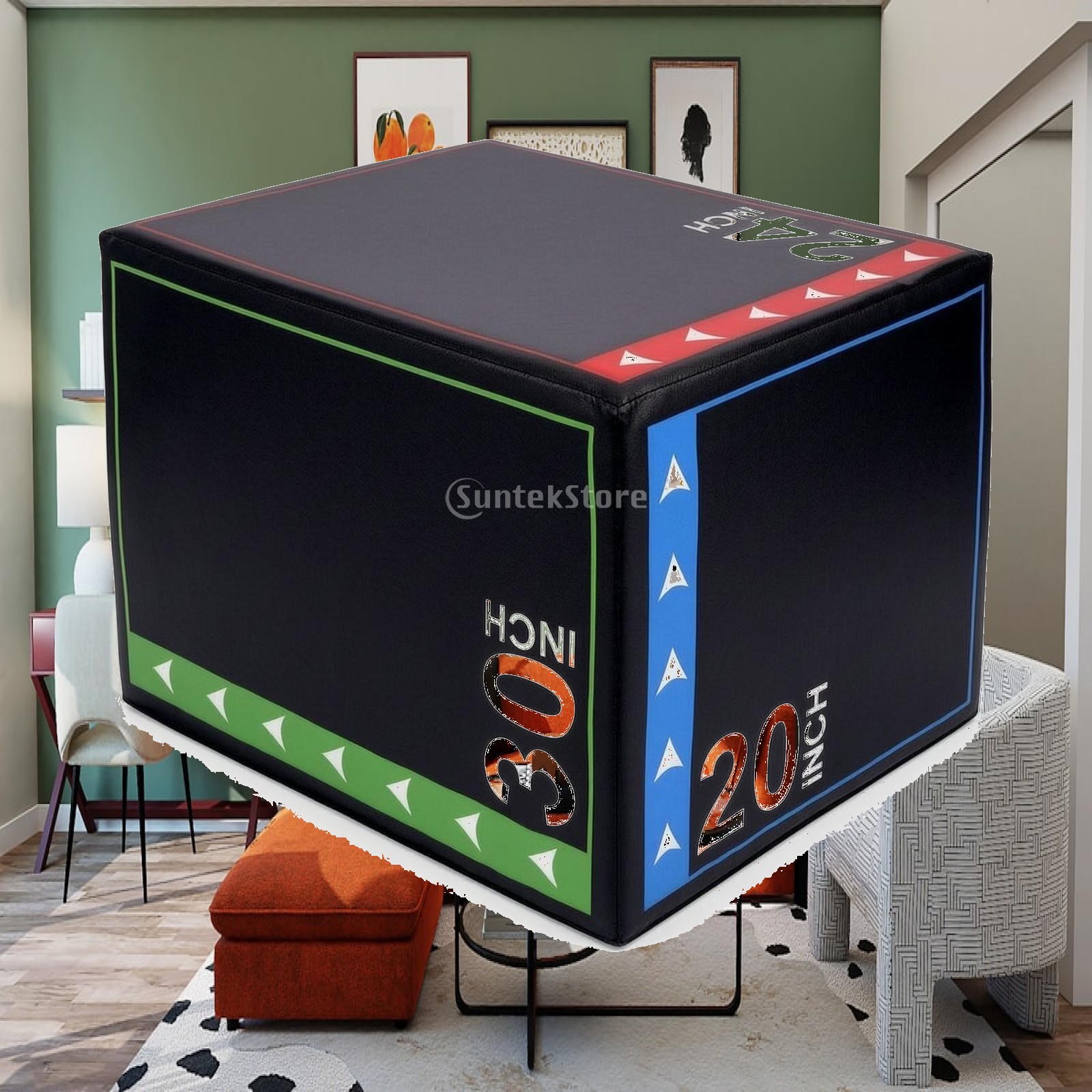 Soft Plyo Jump Box Shock-Absor - Home Gym Jump Box 评论和价格