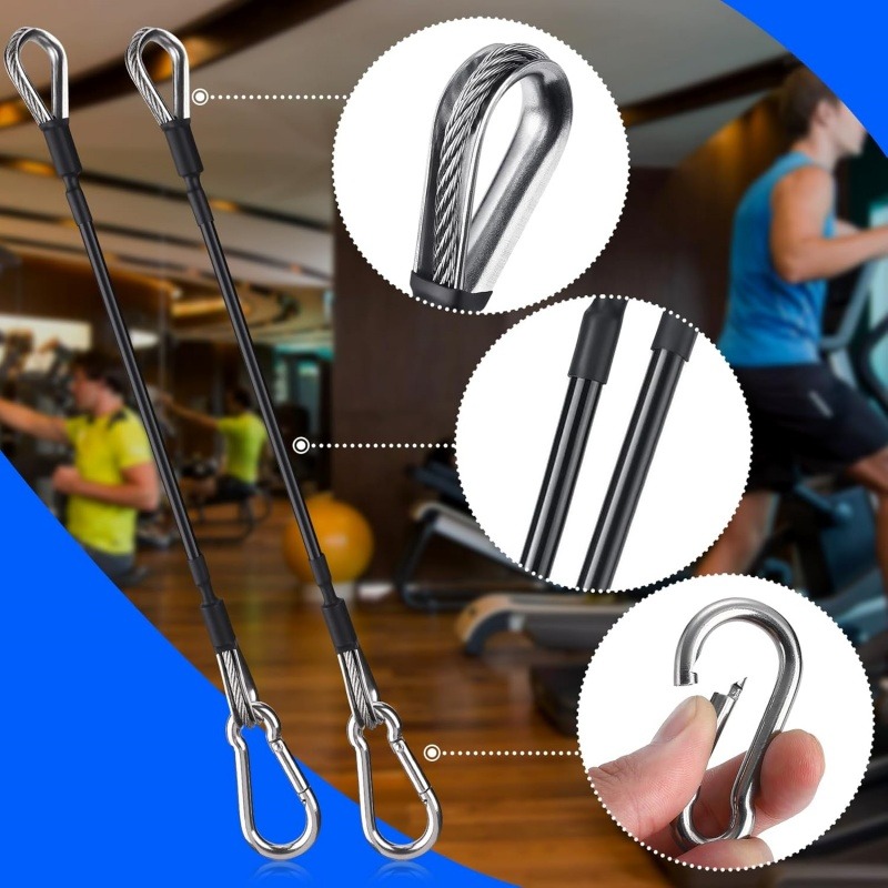 1/2Pcs 25cm Gym Cable Extensio - Home Gym Lat Pulldown 评论和价格