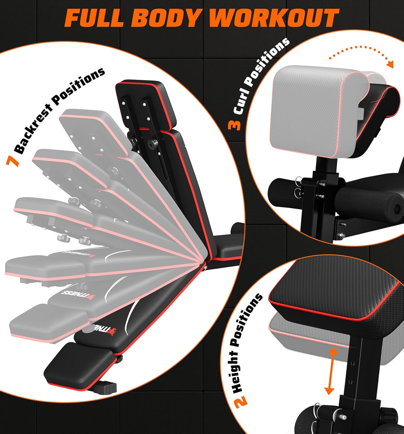 Home Gym Foldable Weight Bench - Home Gym Bench 评论和价格